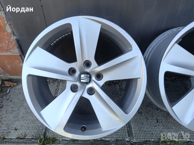 ОРИГИНАЛНИ джанти 17 ' цола 5x112 57,1 Seat / СЕАТ VW AUDI Skoda 7,5J ET51, снимка 8 - Гуми и джанти - 54844868