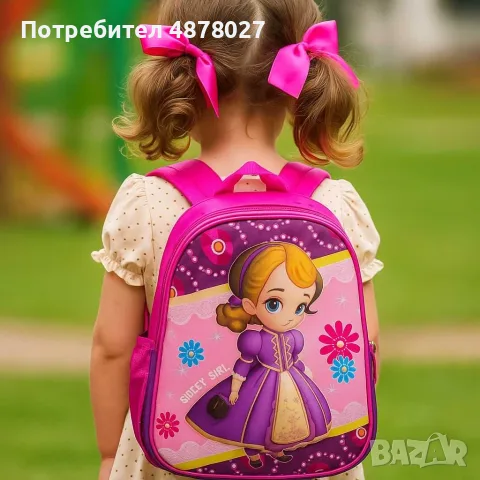 Детски ранички с цветни герои – стил и удобство за училище и игри, снимка 4 - Раници - 55596971
