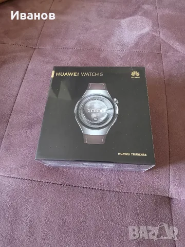 Чисто нов, неразопакован! Huawei Watch 5 brown composite strap с 2 години гаранция