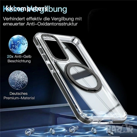 Samsung Galaxy S26 FE Калъф - Магнитен пръстен, PC+TPU, 5 цвята, снимка 13 - Калъфи, кейсове - 55045244