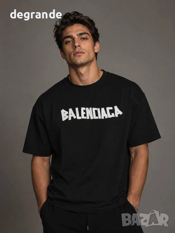 ♣️Мъжки Тениски 💫BALENCIAGA💫6 налични модела 👇, снимка 6 - Тениски - 55047710