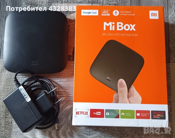 Продавам Xiaomi Mi TV Box 4K Ultra HD