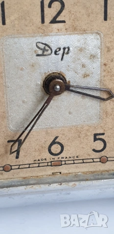 Стар механичен будилник, снимка 3 - Антикварни и старинни предмети - 54040640
