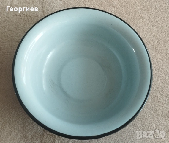 2 бр.стари Големи бакърени котли, УОК тиган.Емайлирана купа., снимка 7 - Съдове за готвене - 50140519
