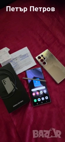 Samsung Galaxy S24 Ultra 512GB Titanium Gray ГАРАНЦИЯ! ПЪЛЕН КОМПЛЕКТ!-Неразличим от нов!