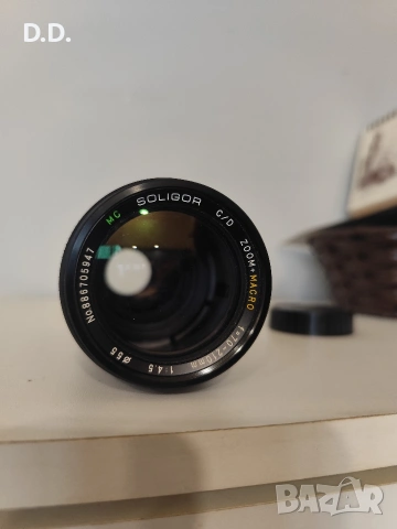 Обектив Soligor 70-210mm F4.5 (Pentax R-K mount?), снимка 2 - Обективи и филтри - 53957802