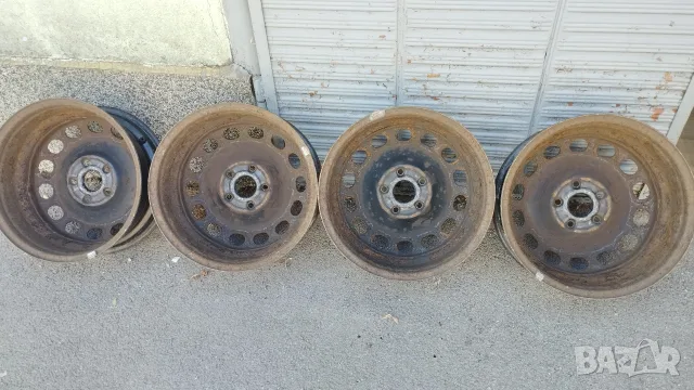 4бр. стоманени джанти 16" 5x112, Et50, 6,5J, снимка 3 - Гуми и джанти - 55593878
