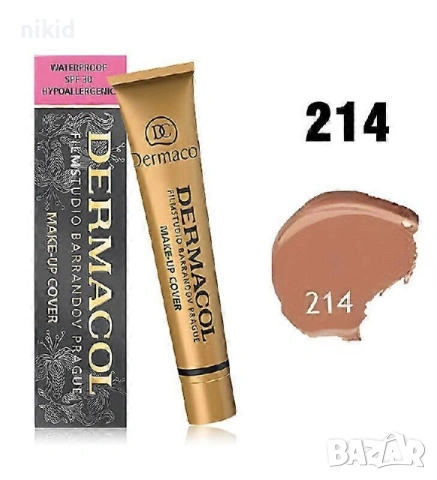 Дермакол Dermacol Make- Up Cover Грим силно покривен фон дьо тен ФДТ заличаващ белези и татоси фондь, снимка 10 - Декоративна козметика - 19124292