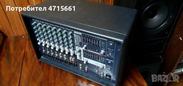 Yamaha EMX212S миксер с вградено стъпало и ефекти в перфектно състояние , снимка 4 - Ресийвъри, усилватели, смесителни пултове - 54068430