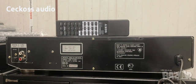 Продавам CD плейър Sony CDP-XE220 – Добро състояние с дистанционно, снимка 4 - Ресийвъри, усилватели, смесителни пултове - 55068755
