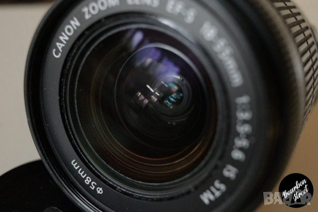 Canon EF-S 18-55mm f/3.5-5.6 IS STM, снимка 4 - Обективи и филтри - 54371487