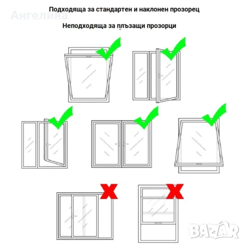 Завеса за прозорец HVS-1 за мобилен климатик, снимка 7 - Климатици - 54628717