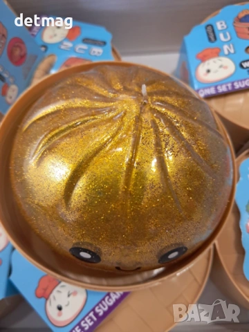 Squishy GOLD Dumpling златен дъмплинг магазин DARENLAND 