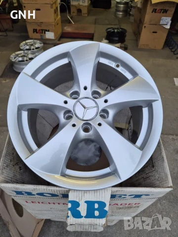Джанти Borbet 16 цола , 5х112 , 7.5j , et37 Mercedes Audi Vw Skoda
