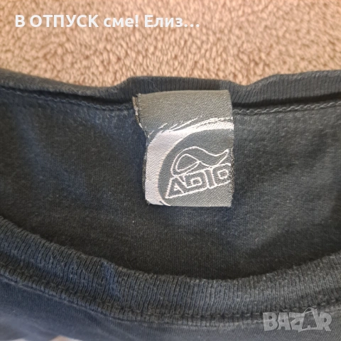 ADIO SKATE SKULL тениска оригинал вталена дамска, снимка 3 - Тениски - 54790670