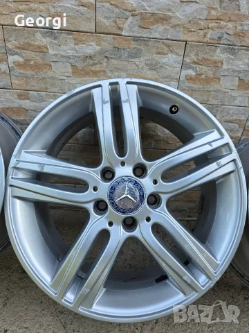 Продавам ОРИГИНАЛНИ Джанти R17 за Мерцедес J7, ET 49 5x112, снимка 4 - Гуми и джанти - 55467992