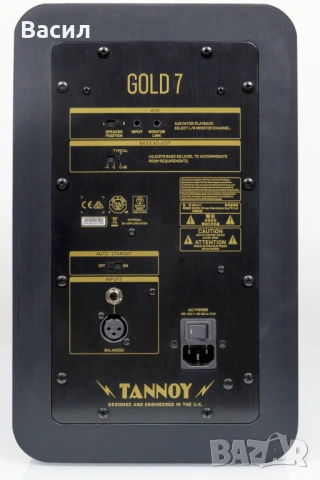 Tanoy Gold 7 - Студийни активни монитори, страхотни и за домашно HI Fi, снимка 4 - Тонколони - 54644141