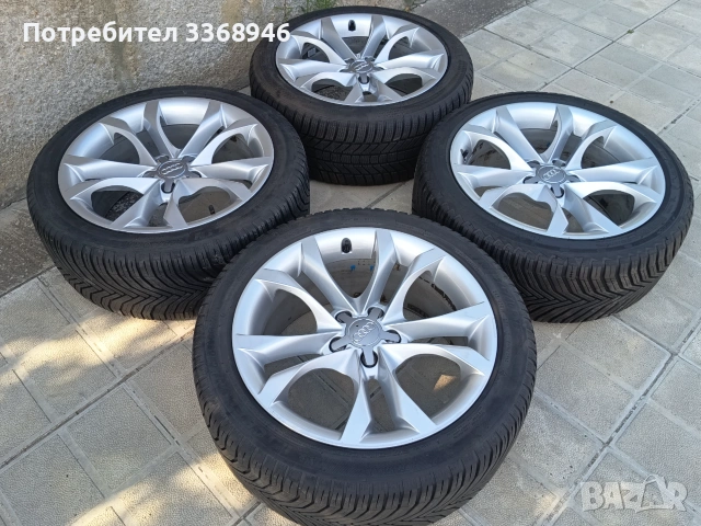 Джанти Ауди 18" А5 S5 5х112 Audi 5x112 с гуми 245/40/18, снимка 5 - Гуми и джанти - 55254200