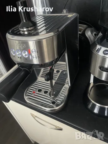 Кафемашина Sage Bambino Plus + кафемелачка Delonghi, снимка 7 - Кафемашини - 55394909