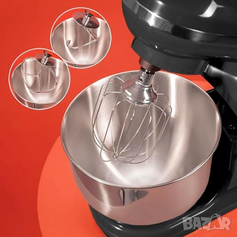 планетарен миксер Cecotec Cecomixer Merengue 5L 1200, снимка 5 - Миксери - 54983042