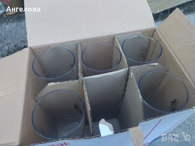 Стъклени чаши нови, снимка 2 - Чаши - 55266736