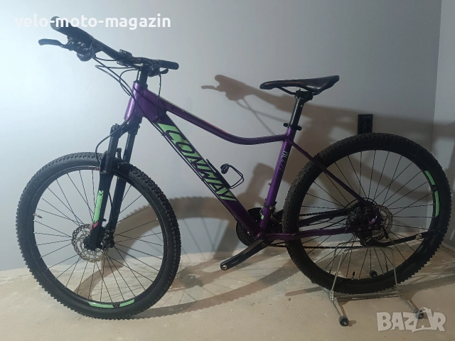 Дамски алуминиев велосипед Conway ML 427 (Размер М / 27.5") – Хидравлики Shimano, снимка 14 - Велосипеди - 54663587