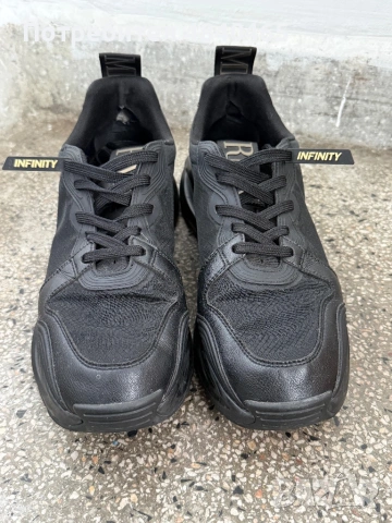 Оригинални EA7 Emporio Armani Infinity / Triple black + Gold, снимка 3 - Маратонки - 54701152