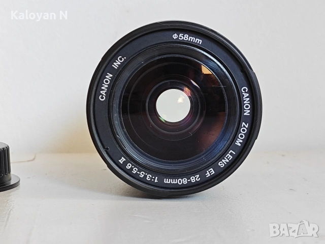 Обектив Canon EF 28-80mm f/3.5-5.6 II за Canon EOS / EF байонет, снимка 3 - Обективи и филтри - 55143744
