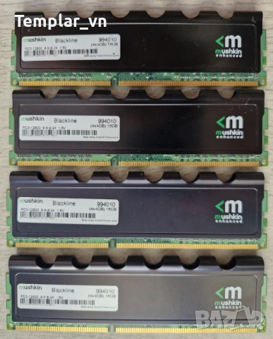 Mushkin Blackline 4x4 GB DDR3 1600 at 787 ultra low latency
