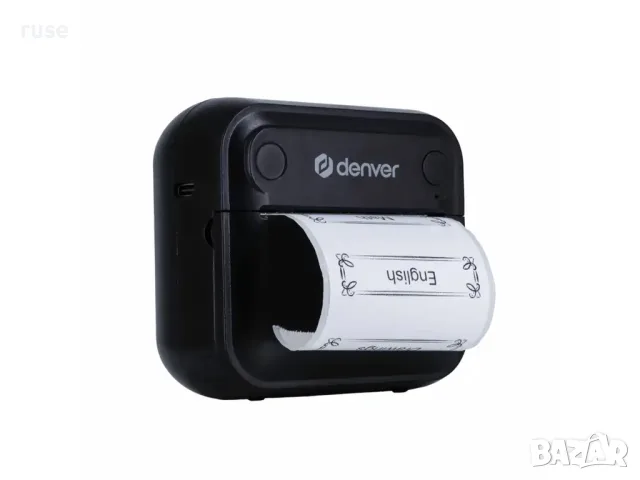 Термопринтер Denver MBP-32BК Bluetooth 1200 mAh акумулаторна батерия, снимка 8 - Друга електроника - 55678909