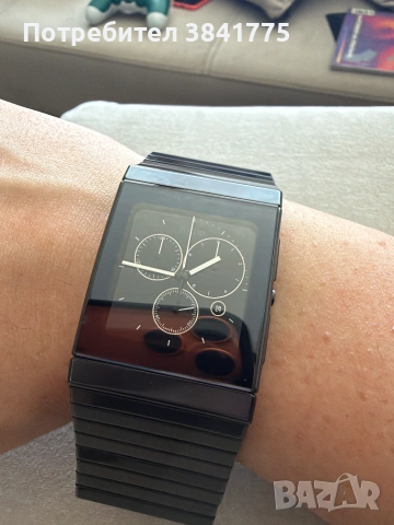 Rado Black Ceramic Chronograph 538.0715.3, снимка 2 - Мъжки - 55034934