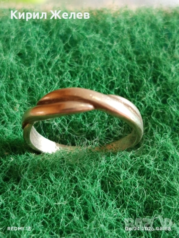 Сребърен пръстен нежен фин стил и елегантност 50043