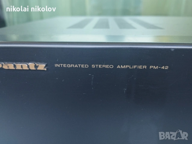 MARANTZ PM 42..., снимка 2 - Ресийвъри, усилватели, смесителни пултове - 55250740
