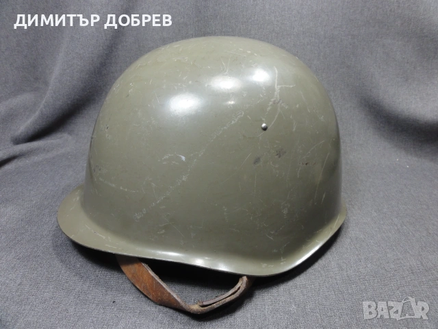СТАРА СТОМАНЕНА ВОЕННА КАСКА ШЛЕМ VZ.53 (М53) ЧЕХОСЛОВАКИЯ, снимка 2 - Антикварни и старинни предмети - 54968363