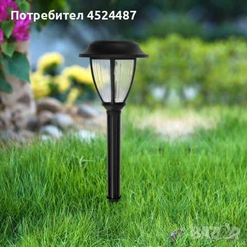 Комплект соларни градински лампи 10 броя – LED външни фенери IP44, снимка 5 - Градински мебели, декорация  - 54693321
