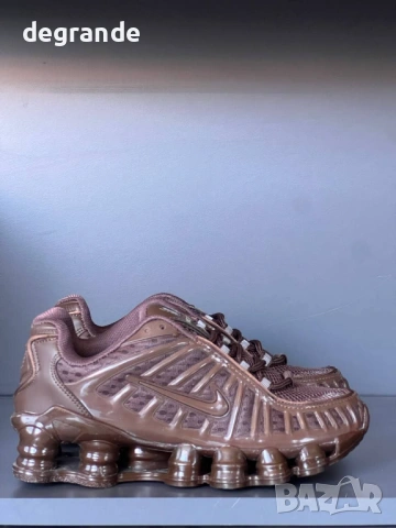 👟Nike Shox TL Шоколад 👇ВИДЕО НА МОДЕЛА , снимка 5 - Маратонки - 54887003