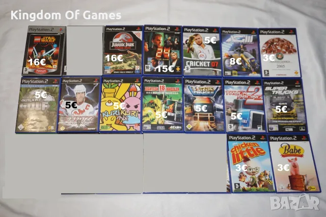 Игри за PS2 Lego Star Wars The Video Game/Jurrasic Park/24 The Game/Kuri Kuri/Turbo Trucks/NHL Hitz/