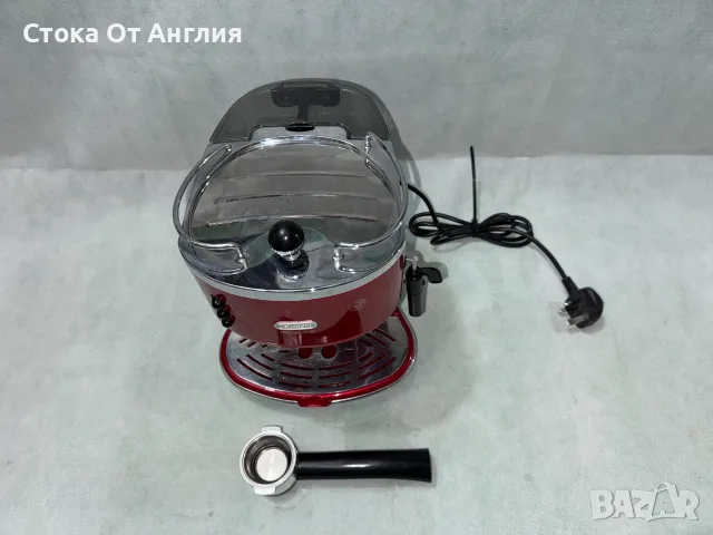 Кафемашина - DeLonghi ECOV311/ 15bar, бежова , червена , снимка 10 - Кафемашини - 54686596