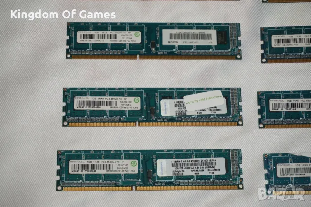 Лот от 28 броя RAM ПАМЕТ DDR2 512MB/DDR3 2GB/1GB Тествана и Работеща за Настолен Компютър, снимка 6 - RAM памет - 55501350