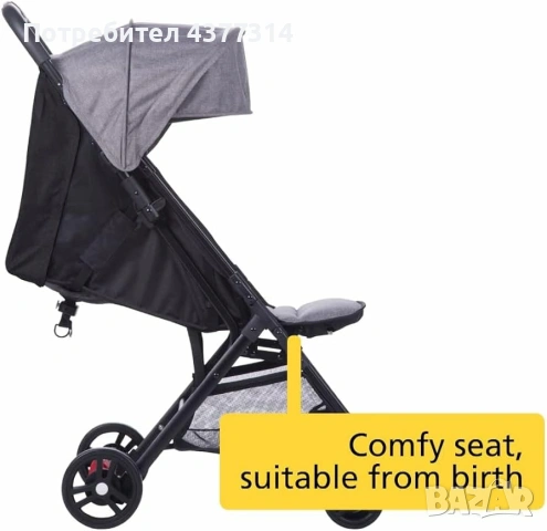 Лека детска количка с чанта и дъждобран, снимка 4 - Детски колички - 54225938