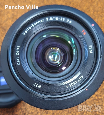 Sony Carl Zeiss Vario-Sonar 16-35/2.8 за Sony A, снимка 5 - Обективи и филтри - 54598866