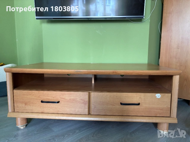 Мебели за обзавеждане на дневна/хол и трапезна маса със столове, снимка 4 - Секции и витрини - 53995599