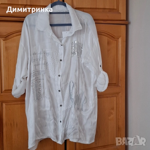 Стилна дамска риза, снимка 2 - Ризи - 54172836