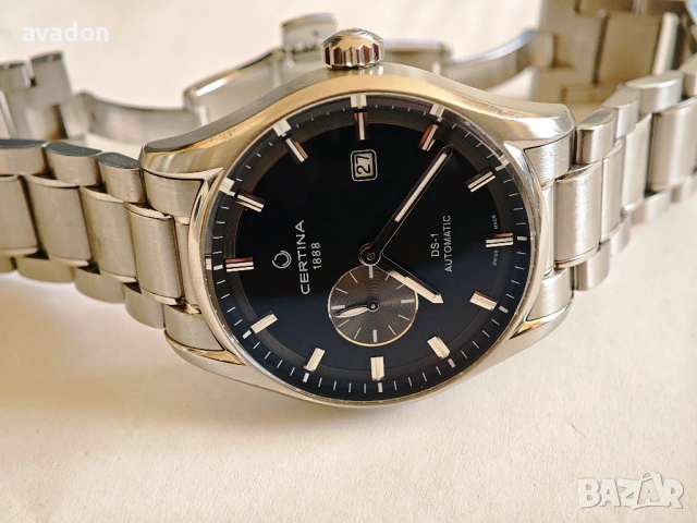 Certina DS-1 automatic Swiss Made ETS saphire wr100m, снимка 6 - Мъжки - 54697614