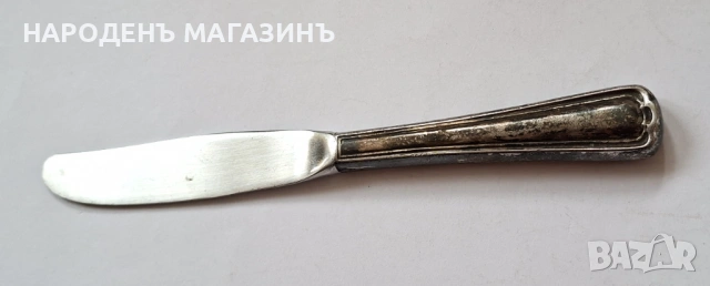 Ножче за масло с посребрена дръжка нож кухня , снимка 2 - Други ценни предмети - 54455955