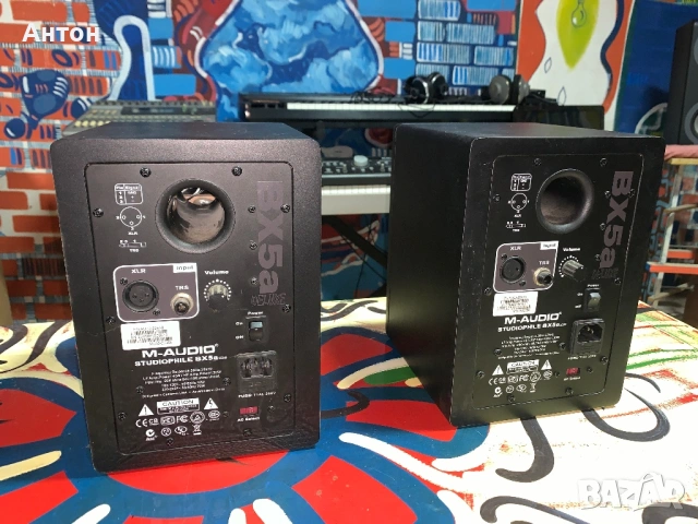 2 x M audio BX5a Deluxe Мониторни Активни Тонколони / Active Speakers, снимка 9 - Тонколони - 54557047