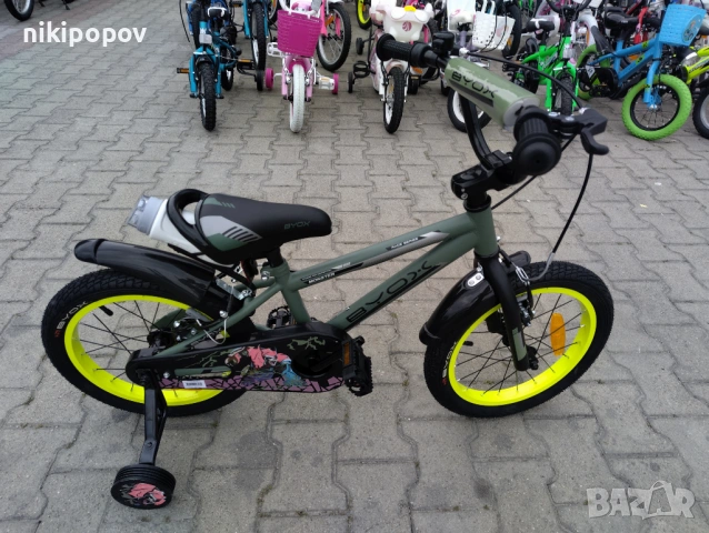X Детски велосипед 16" MONSTER зелен, снимка 2 - Велосипеди - 54395120