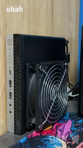 HP EliteDesk 705 G4 DM | Ryzen 5 Pro | 32GB RAM | 500GB Samsung NVMe с охладител | Intel AX200 WiFi