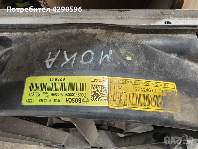 Перка за Opel Mokka / Опел Мока - 95424670 , снимка 2 - Части - 55437985