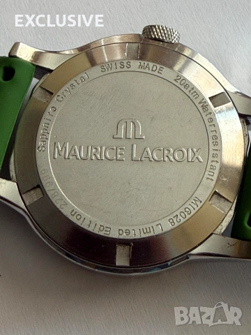 Швейцарски часовник Maurice Lacroix  Chronometer limited  , снимка 17 - Мъжки - 45953862